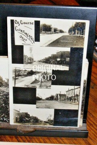 D1990,  Seldom Seen Real Photo Multiview Continental Ohio 1908