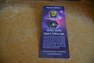 James Webb Space Telescope Northrop Grumman Pin On Card