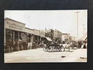 Rppc - Sisseton Sd - Stores - Horse Drawn Wagons - Business - W O Olson - Roberts County