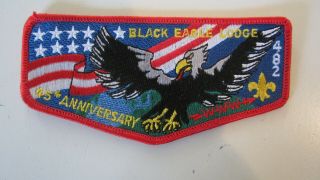 Boy Scouts Of America Black Eagle Lodge 482 S11 45th Anniversary Flap