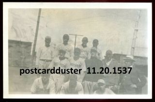 1537 - Creighton Ontario 1950s Baseball Team.  Sport.  Real Photo Postcard