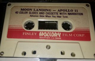 NASA Moon Landing Apollo 11 Finley Holiday Cassette Tape Color Slides Narration 2