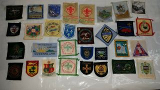 Assorted Vintage Boy Scout Patches/badges Circa 1960 