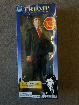 President Donald Trump Talking Doll From 2004 " The Apprentice "