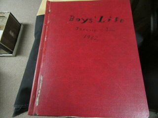Boys ' Life Magazines 1962 All 12 Issues,  Bound in 2 Volumes 2