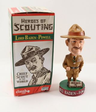 Boy Scout Bsa Lord Baden Powell Chief Heroes Of Scouting Bobble Head