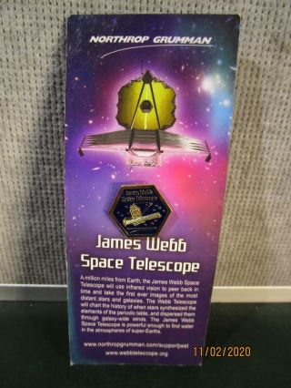 Northrup Grumman James Webb Space Telescope Lapel Pin