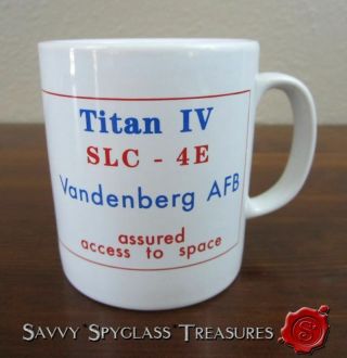 Vandenberg Afb Titan Iv Sl - 4e Space Rocket Launch Pad Coffee Mug