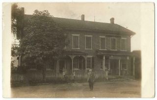 Madisonburg Pennsylvania Pa J.  B.  Hazel Store & Residence Rppc Real Photo 1913