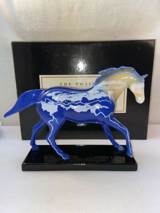 Vtg 2003 Trail Of Painted Ponies Lightning Bolt Colt Horse Figurine Mib 1461