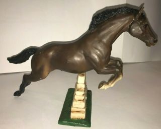 Rare Vintage Breyer 300 Dark Bay Jumping Horse