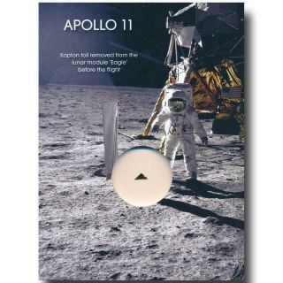 Apollo 11 (unflown) Lm " Eagle " Kapton Foil Presentation