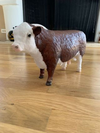 Vintage Breyer Polled Hereford Bull 74 Made In Usa