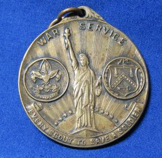 Wwi 1918 Boy Scouts War Service Every Scout To Save A Soldier Medal