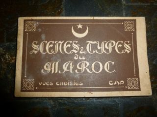 2 Carnets De 20 Cartes /scènes Et Types Du Maroc/casablanca Ville Indigène 1930
