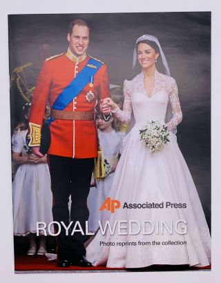 Prince William Kate Middleton Associated Press Royal Wedding Reprints Book