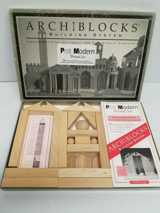 Archiblocks Building System Post Modern Period Set Miniature Architecture