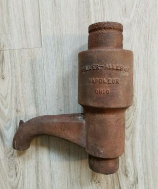 Reserved 4pc Well Pump Parts Antique Hand Water Pump Weller - Aller Napoleon,  Oh
