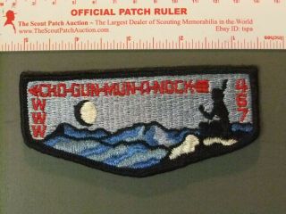 Boy Scout Oa 467 Cho - Gun - Mun - A - Nock Flap 6841jj