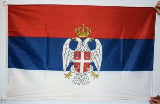 Serbia Country Maritime Flag 105 X 70 Cm Big Large Yacht Ensign Ship Navy Boat