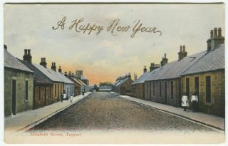 Elizabeth Street,  Tayport - Fife Postcard - Gww (p5072)