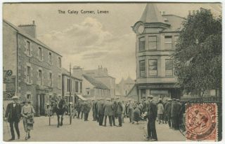 The Caley Corner,  Leven - Fife Postcard (p5060)