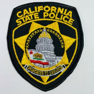 California State Police Defunct Ca Highway Patrol Patch (c2)