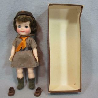 Vintage Official Brownie / Girl Scouts Doll By Effanbee -