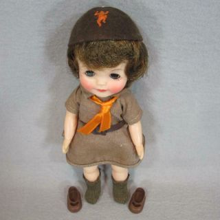 Vintage Official Brownie / Girl Scouts Doll by Effanbee - 2