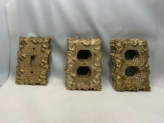Vintage M.  C.  Co Light Switch And Wall Outlet Covers Set Of 9