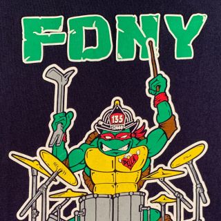FDNY NYC Fire Department York City T - shirt Sz XL Engine 286 TL 135 Queens 2