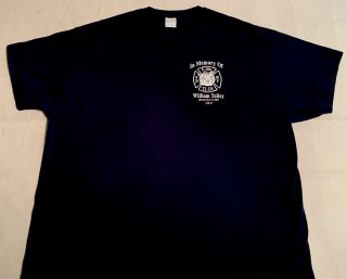 FDNY NYC Fire Department York City T - shirt Sz XL Engine 286 TL 135 Queens 3