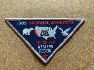 Vintage Bsa Boy Scouts Of America 1989 National Jamboree Troop 729 Patch
