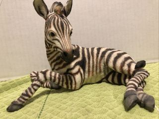 Ra Country Artist For The Disceming,  Zebra Hand Painted Handcrafted Sculptures
