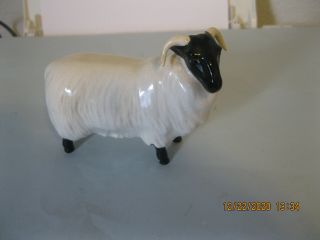 Vintage England Miniature Mini Sheep Animal Porcelain Figurine 4 " Beswick