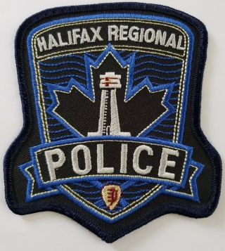 Halifax Regional Nova Scotia Canada / Lighthouse Maple Leaf Cloth Patch