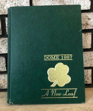 1987 Notre Dame University South Bend Indiana Yearbook The Dome Fighting Irish
