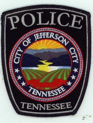 Tennessee Tn Jefferson City Police Shoulder Patch Sheriff