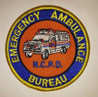 Nassau County Emergency Ambulance Bureau Police Patch York State Police Ems