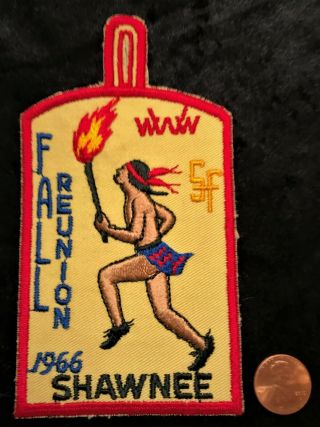 Vintage Oa Shawnee Lodge 51 Bsa Greater St Louis Fall Reunion 1966 Patch