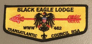 Black Eagle Lodge 482 “little Eagle” 2012 Oa Flap Transatlantic Council