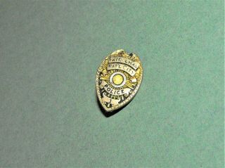 Vintage National City California Police Patrolman 1 Yr Service Pin 1/10 10k Gold
