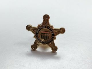 Authentic Secret Service Large Star Lapel Pin From White House Presidential