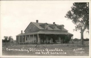 Rppc Lawhead Fort Laramie,  Wy Commanding Officers Quarters Goshen County Wyoming