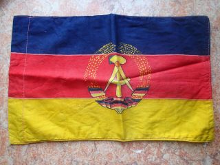 The Flag Of Germany Ddr Size 21 33cm Made In Ussr Old