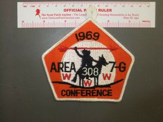 Boy Scout Oa Area 7 - G 1969 Conclave Indiana 1021ff