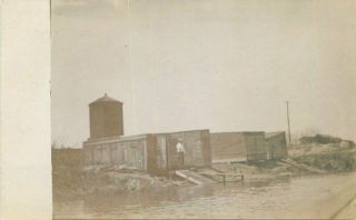 C - 1910 Sioux Falls South Dakota Riverfront Shacks Rppc Photo Postcard 20 - 9613
