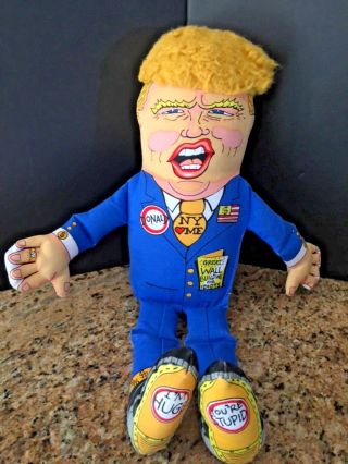 Fuzzu Donald Trump Presidential Parody Doll 14” Hillarious