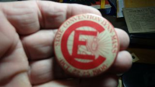 Big E Eastern States Exposition Massachusetts State Fair Pin Back 1908 Bx D 12