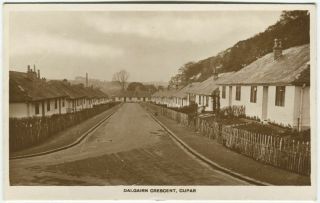 Dalgairn Crescent,  Cupar - Fife Postcard (p3323)